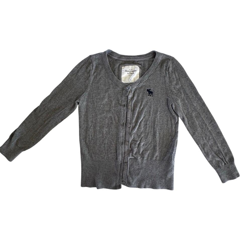 Abercrombie & Fitch‎ Women's Light Cardigan Gray Size Small